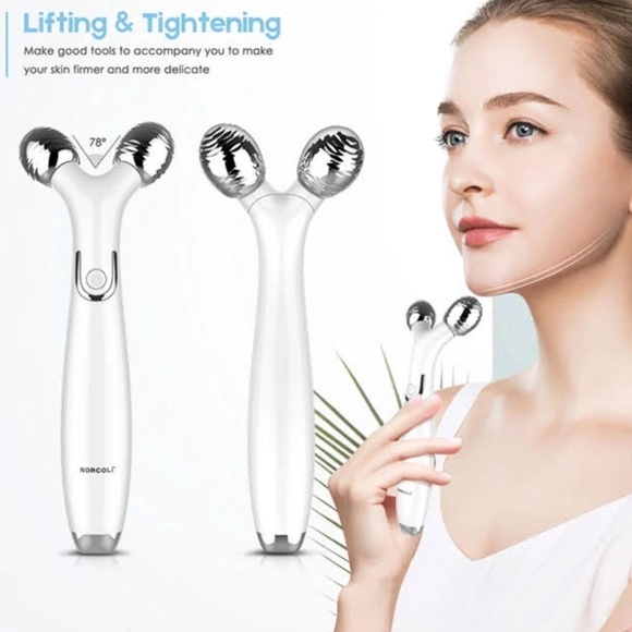 3D Micro-Current Facial Roller ✨ Hot/Cold Thermal Therapy Wrinkle Remover - Picture 10 of 11